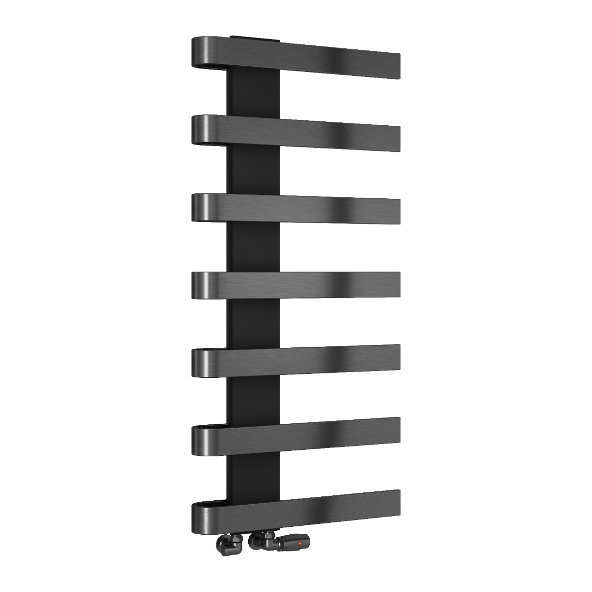 Panaro Mild Steel Towel Rail - Brushed Gun Metal - Various Sizes