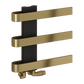 Panaro Mild Steel Towel Rail - Brushed Brass - Various Sizes