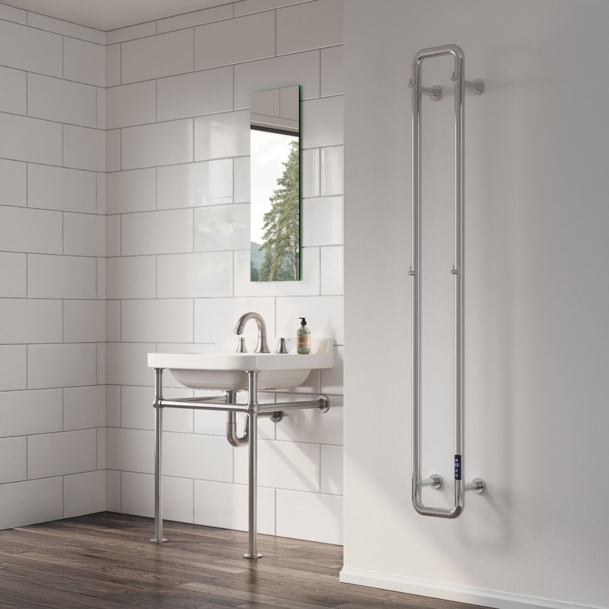 Pelmo Electric Stainless Steel Heated Towel Rail - Various Colours