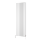 Piatto Vertical Double Aluminium Radiator - White - Various Sizes