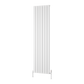 Piatto Vertical Single Aluminium Radiator - White - Various Sizes
