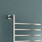 Rance Electric Stainless Steel Heated Towel Rail - Polished Stainless Steel