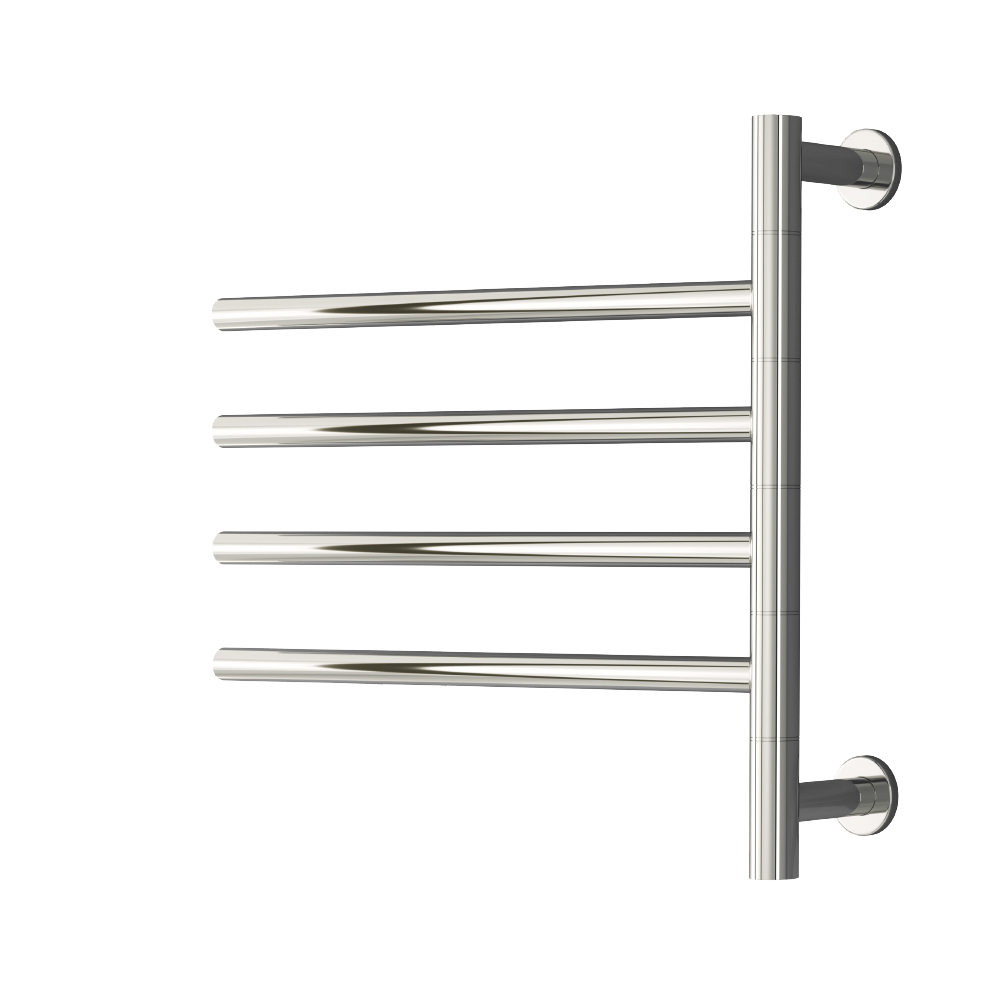 Rance Electric Stainless Steel Heated Towel Rail - Polished Stainless Steel