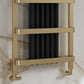 Regina Mild Steel Towel Rail - Brushed Brass - Various Sizes