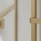 Regina Mild Steel Towel Rail - Brushed Brass - Various Sizes