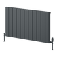 Resia Horizontal Aluminium Radiator - Anthracite - Various Sizes