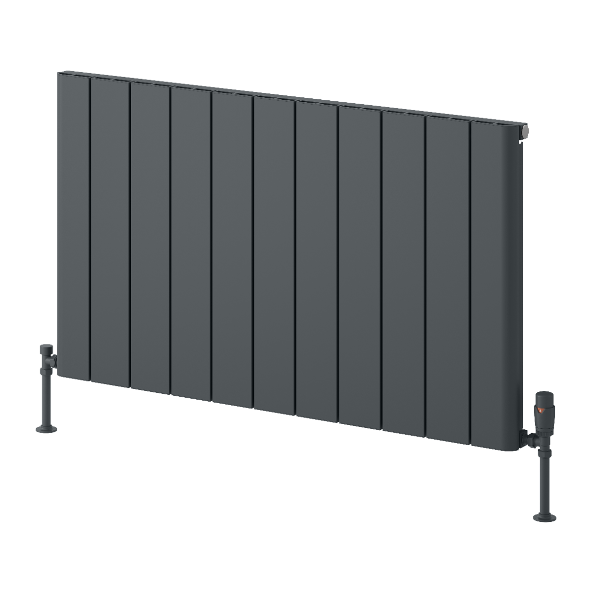 Resia Horizontal Aluminium Radiator - Anthracite - Various Sizes