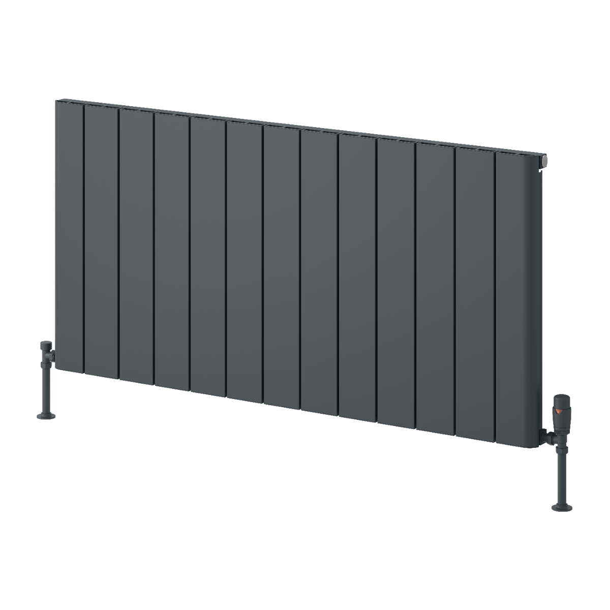 Resia Horizontal Aluminium Radiator - Anthracite - Various Sizes