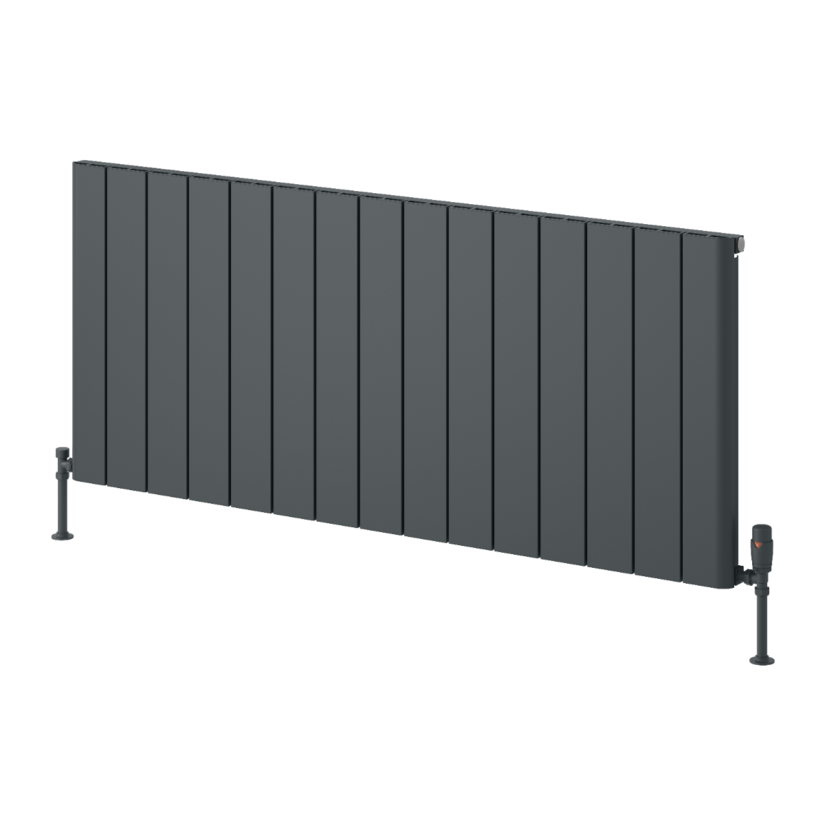 Resia Horizontal Aluminium Radiator - Anthracite - Various Sizes