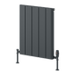 Resia Horizontal Aluminium Radiator - Anthracite - Various Sizes