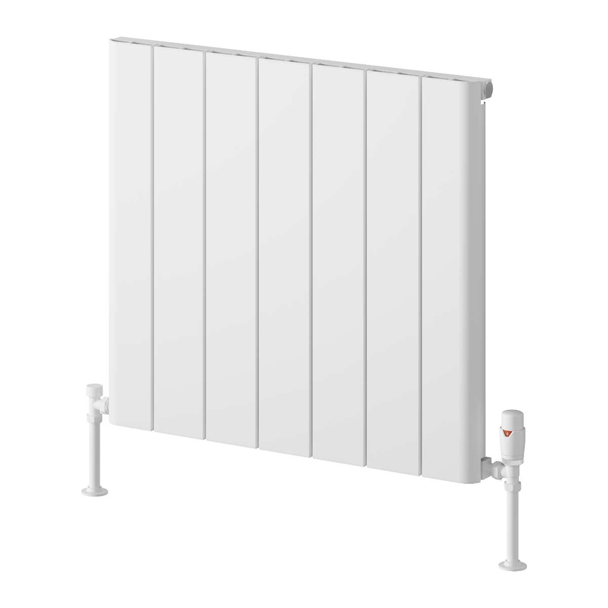 Resia Horizontal Aluminium Radiator - White - Various Sizes