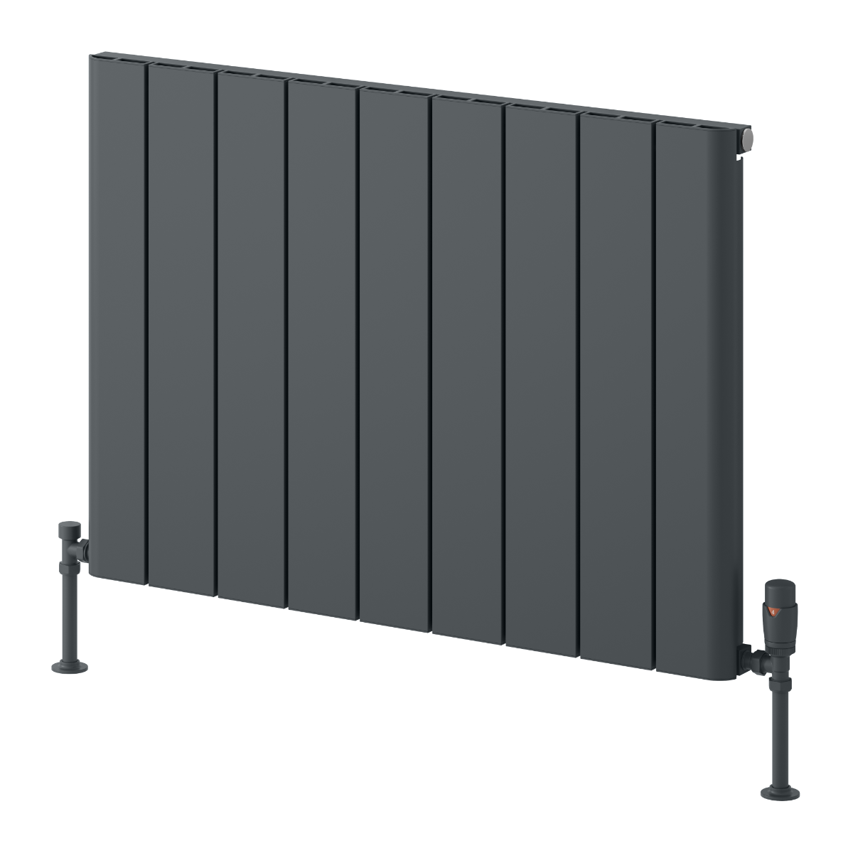 Resia Horizontal Aluminium Radiator - Anthracite - Various Sizes