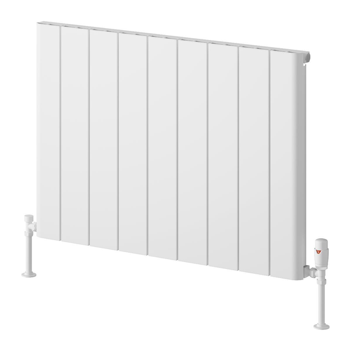 Resia Horizontal Aluminium Radiator - White - Various Sizes