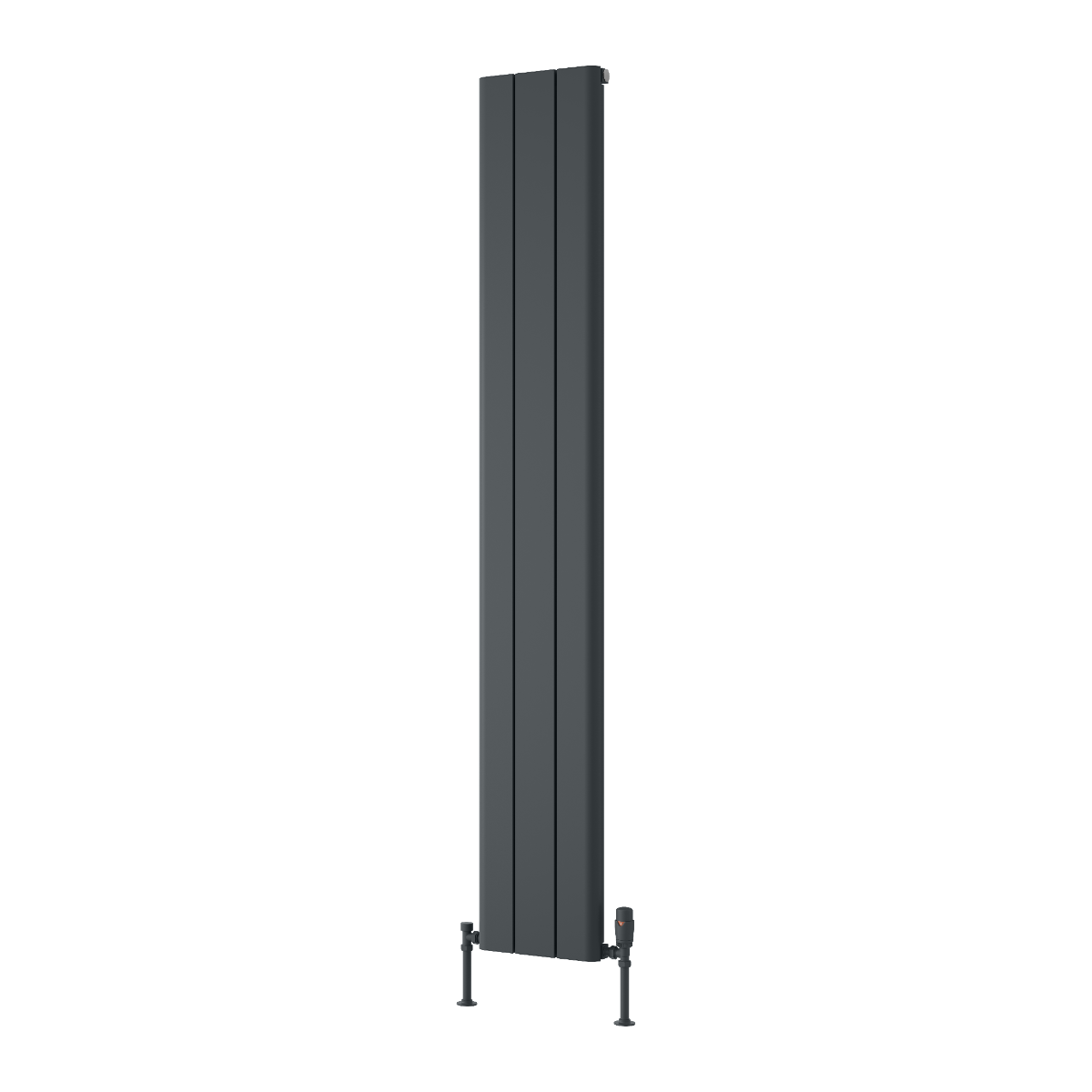 Resia Vertical Single Aluminium Radiator - Anthracite - Various Sizes
