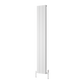 Resia Vertical Single Aluminium Radiator - White - Various Sizes