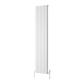 Resia Vertical Single Aluminium Radiator - White - Various Sizes