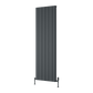 Resia Vertical Single Aluminium Radiator - Anthracite - Various Sizes