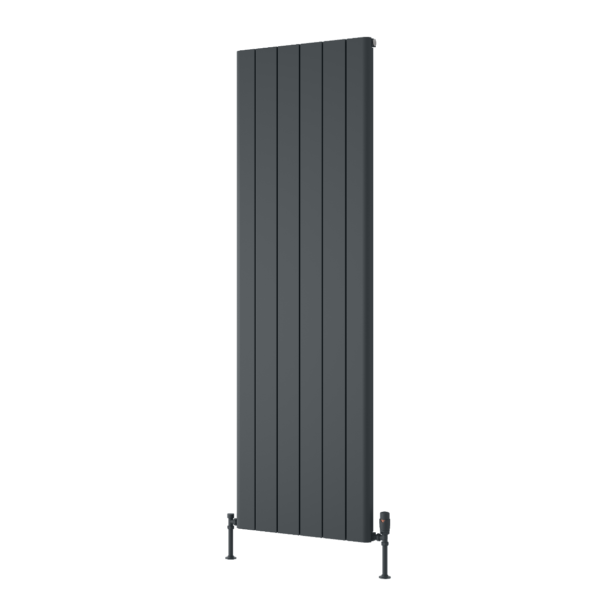 Resia Vertical Single Aluminium Radiator - Anthracite - Various Sizes