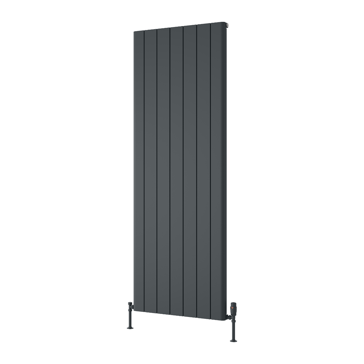 Resia Vertical Single Aluminium Radiator - Anthracite - Various Sizes