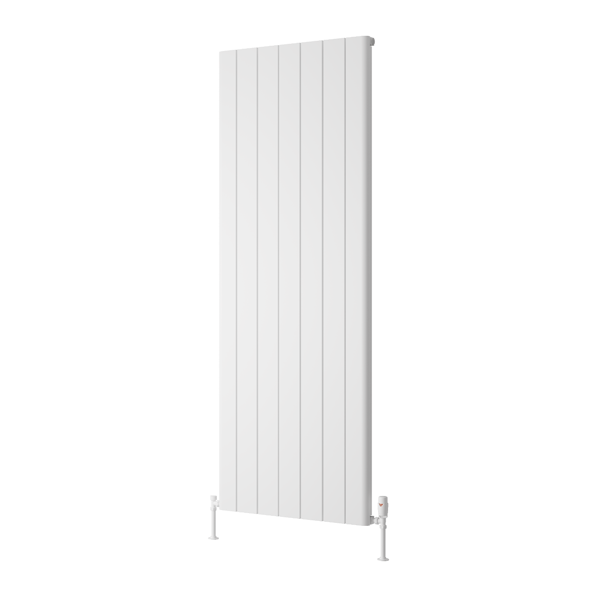 Resia Vertical Single Aluminium Radiator - White - Various Sizes