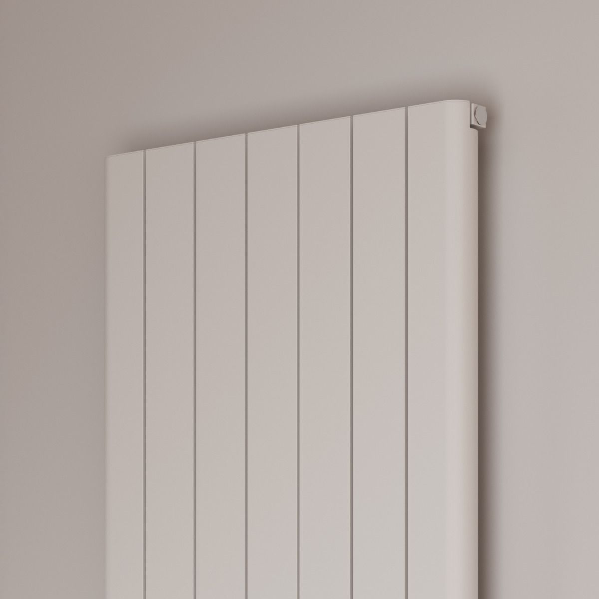 Resia Vertical Single Aluminium Radiator - White - Various Sizes
