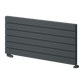 Rienza Horizontal Aluminium Radiator - Anthracite - Various Sizes