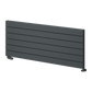 Rienza Horizontal Aluminium Radiator - Anthracite - Various Sizes