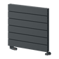 Rienza Horizontal Aluminium Radiator - Anthracite - Various Sizes