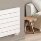 Rienza Horizontal Aluminium Radiator - White - Various Sizes