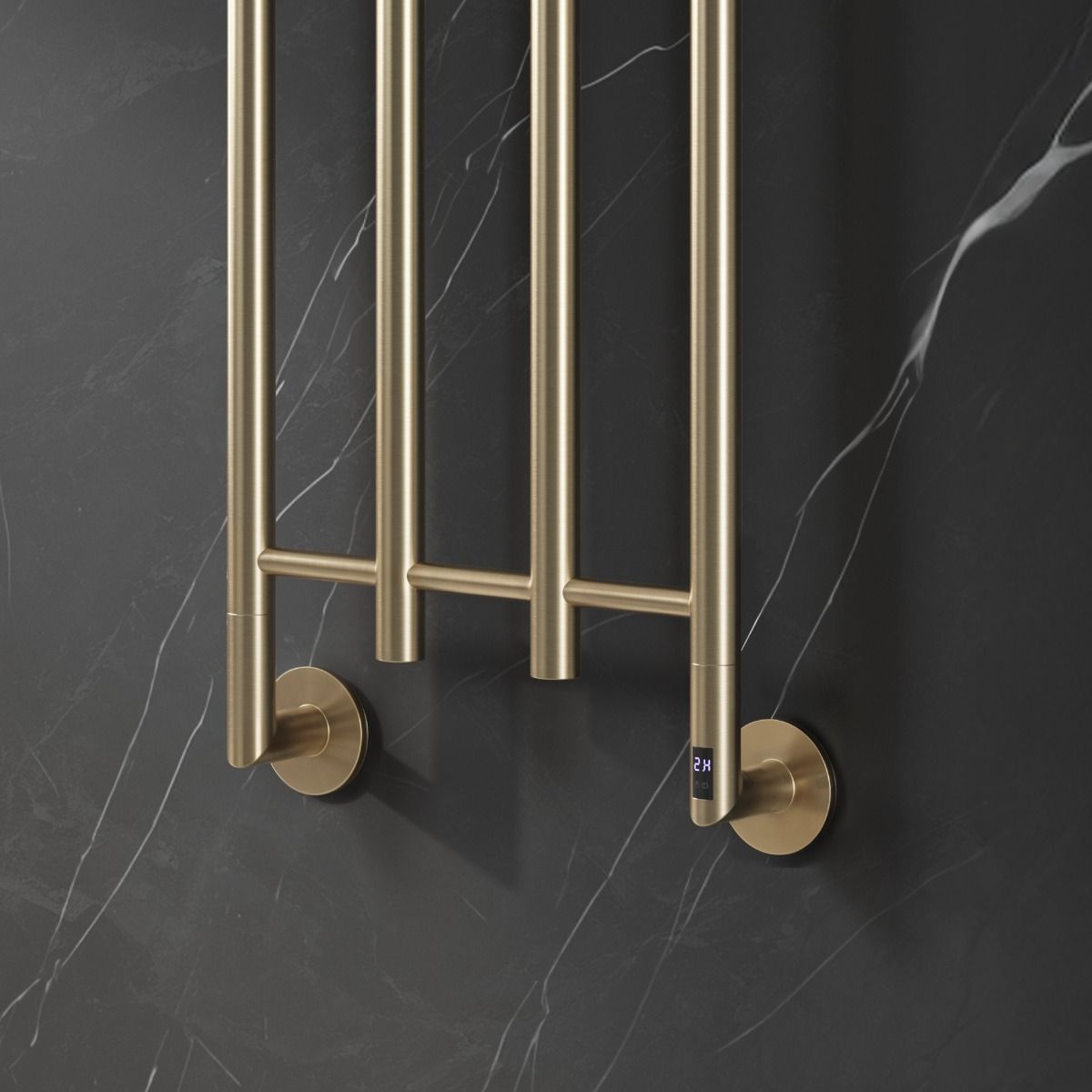 Solara Electric Stainless Steel Heated Towel Rail - Various Colours