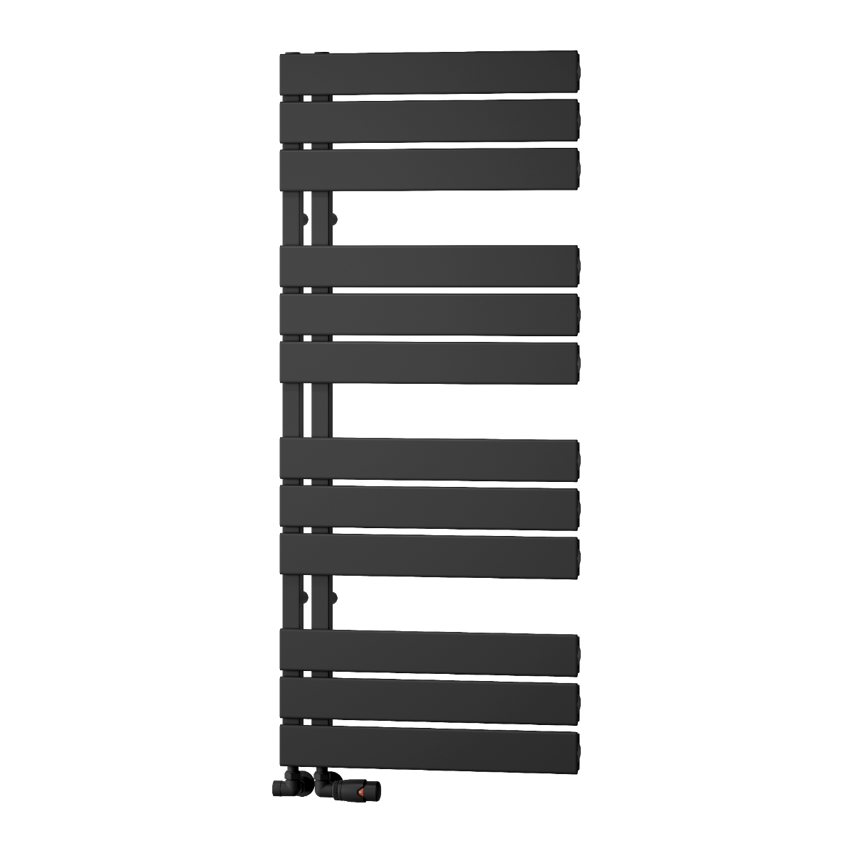 Vada Aluminium Towel Rail - Black - Various Sizes