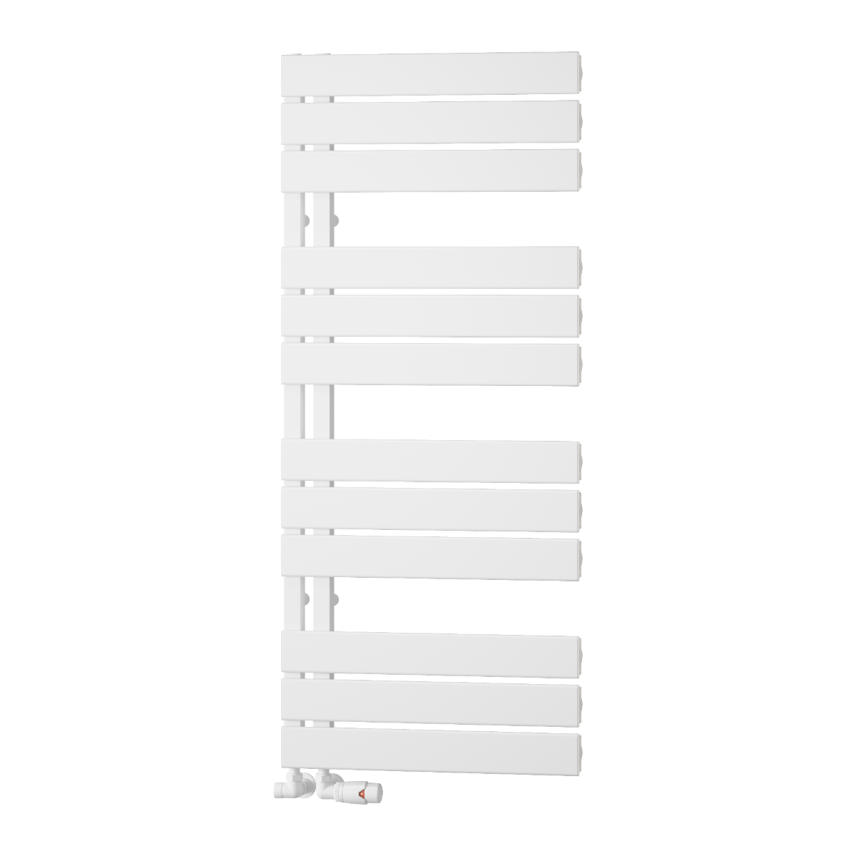 Vada Aluminium Towel Rail - White - Various Sizes