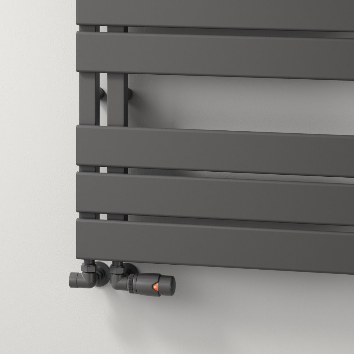 Vada Aluminium Towel Rail - Anthracite - Various Sizes