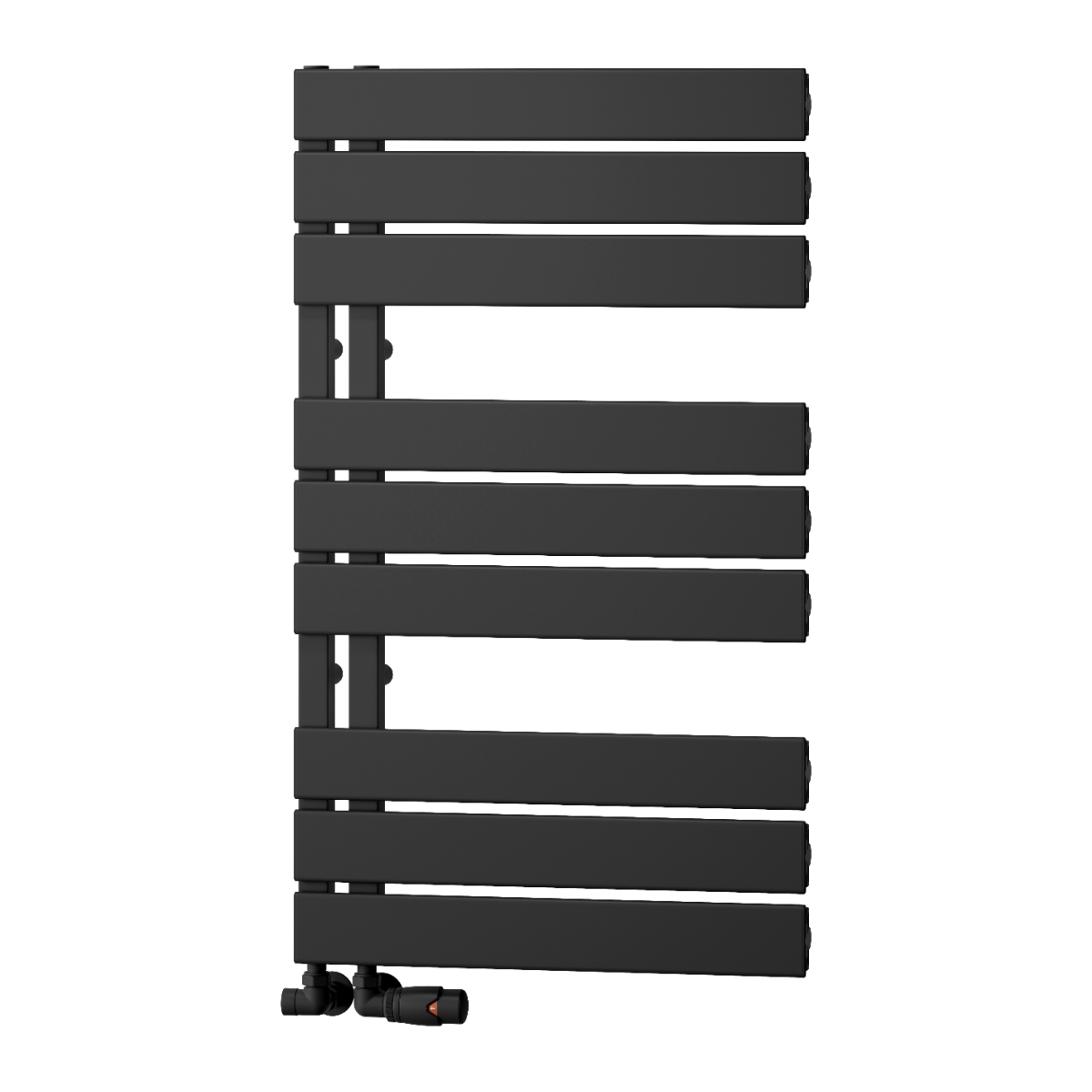 Vada Aluminium Towel Rail - Black - Various Sizes