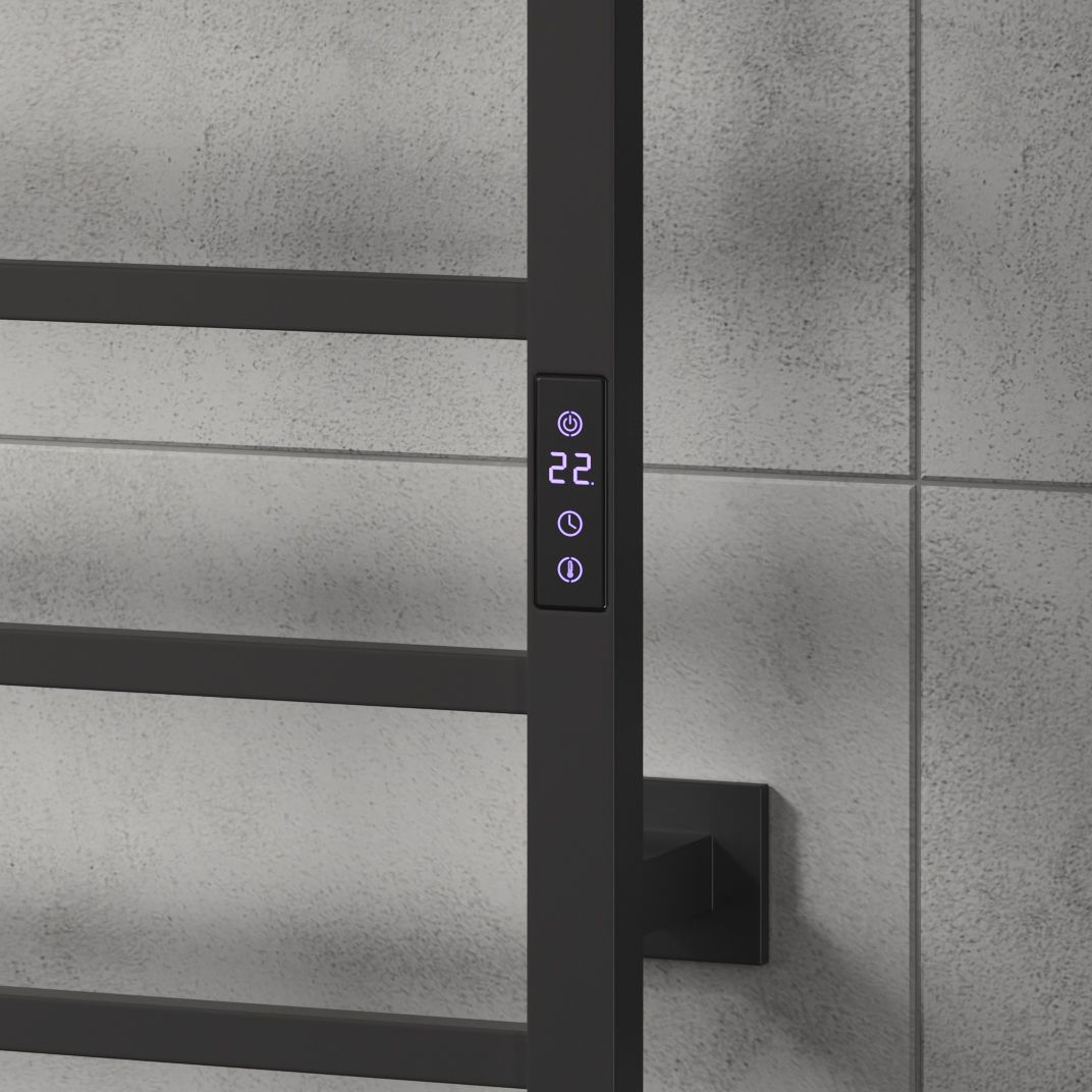 Velino Electric Stainless Steel Heated Towel Rail - Various Colours