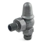 Admiral Thermostatic Radiator Valve Angled - Pewter