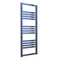 Bolca Dual Fuel Aluminium Heated Towel Rail - Various Sizes - Satin Blue