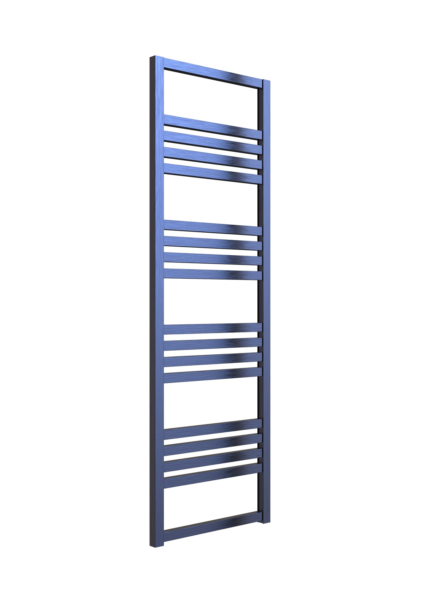 Bolca Dual Fuel Aluminium Heated Towel Rail - Various Sizes - Satin Blue