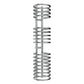 Claro Dual Fuel Heated Towel Rail - Various Sizes - Chrome