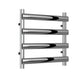 Deno Dual Fuel Stainless Steel Heated Towel Rail - Various Sizes - Polished Stainless Steel