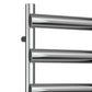 Deno Electric Stainless Steel Heated Towel Rail - Various Sizes - Polished Stainless Steel