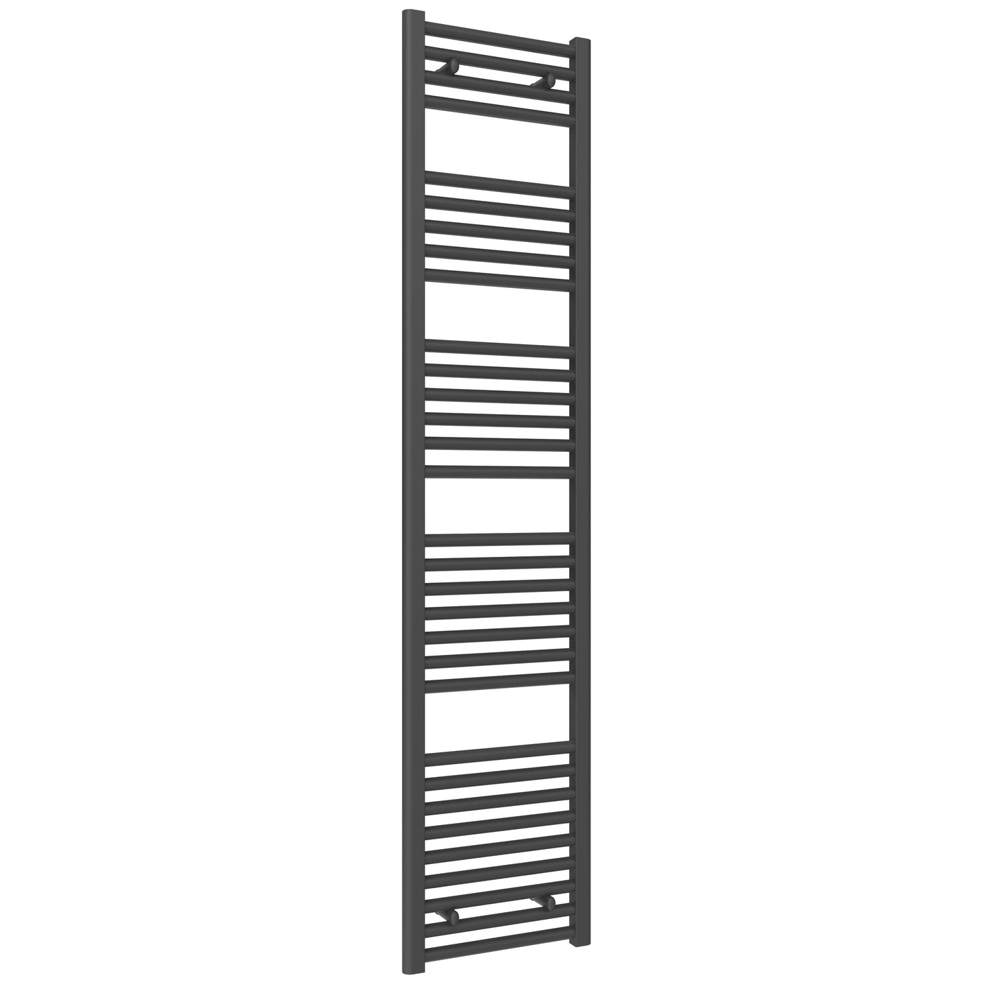 Diva Dual Fuel Heated Towel Rail -Various Sizes - Anthracite