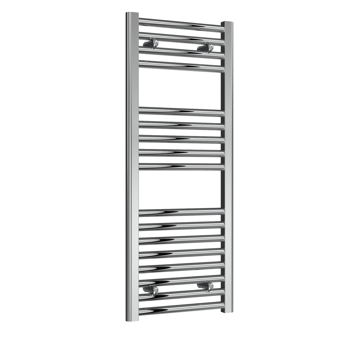 Diva Dual Fuel Curved Heated Towel Rail -Various Sizes - Chrome