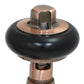 Oakfield Traditional Thermostatic Radiator Valve Angled - Antique Copper