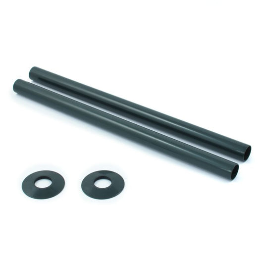 Radiator Pipe Cover Kit 300mm - Anthracite