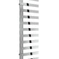 Capelli Dual Fuel Stainless Steel Heated Towel Rail - Various Sizes - Polished Stainless Steel