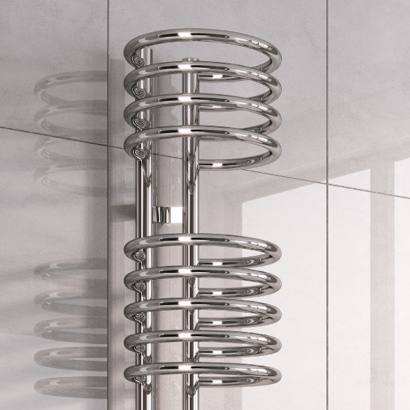 Claro Dual Fuel Heated Towel Rail - Various Sizes - Chrome