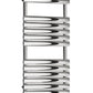 Mina Electric Stainless Steel Heated Towel Rail - Various Sizes - Satin Finish